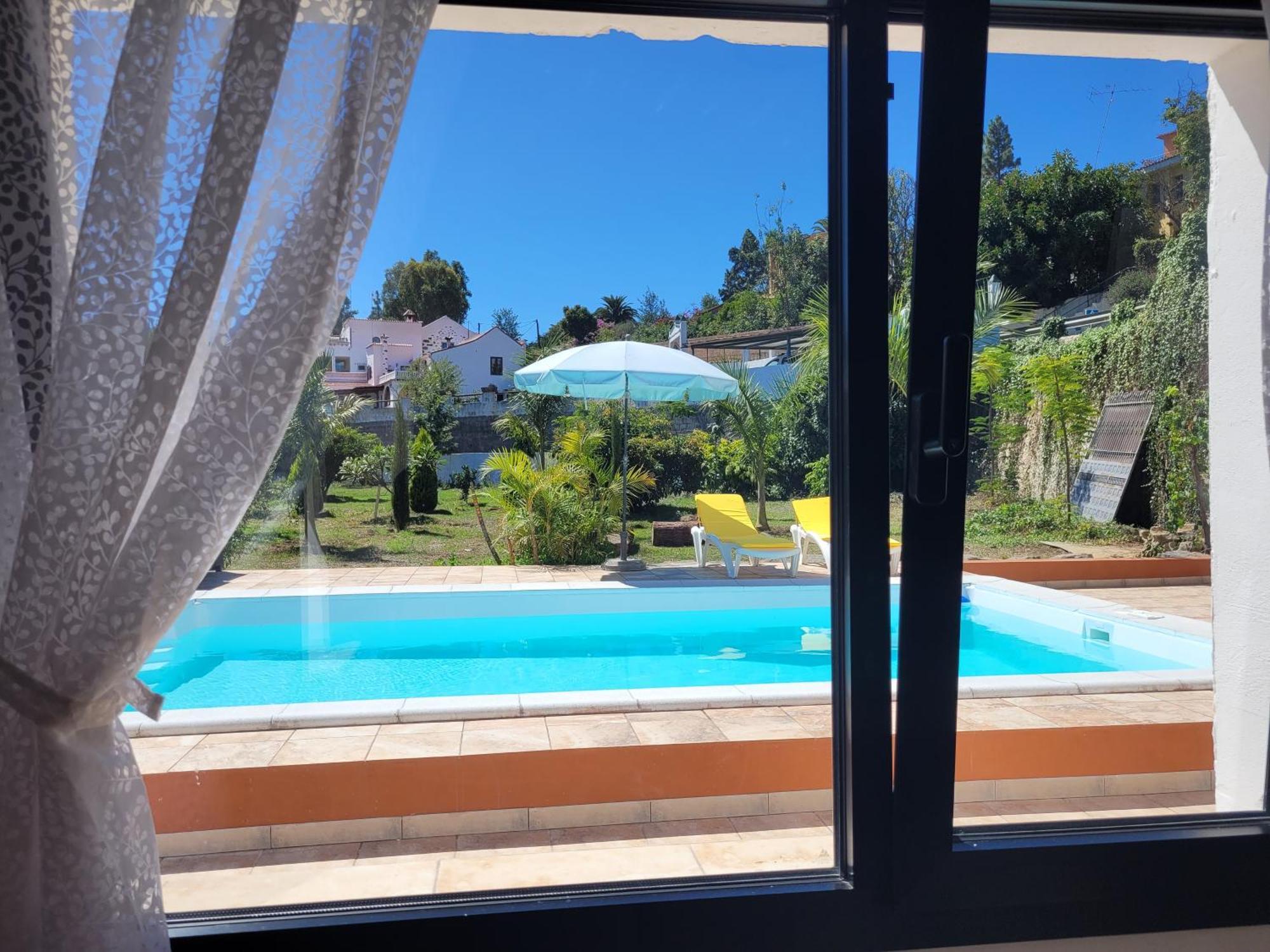 Villa Casa Con Piscina, High-Speed Wi-Fi Y Vistas Santa Brígida Exterior foto